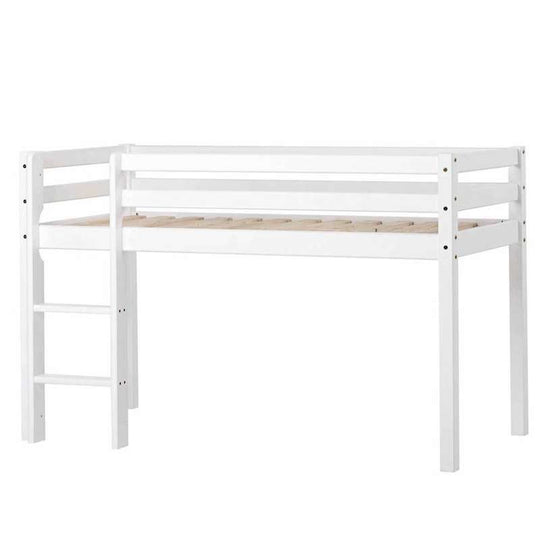 Hoppekids ECO Dream Halvhög juniorsäng (ej delbar) - Flera storlekar - Vit