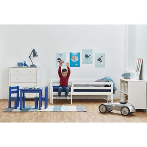 Hoppekids Liten trappa till ECO Dream bäddsoffa i storlek 70x160cm - Vit