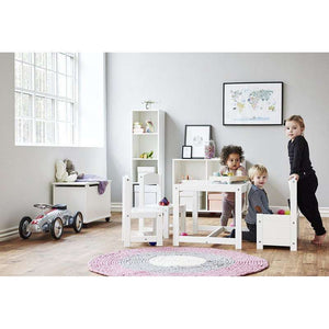 Hoppekids MATHILDE barn-set med förvaring - Vit