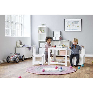 Hoppekids MATHILDE barn-set med förvaring - Vit