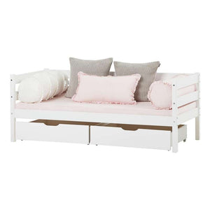 Hoppekids Korvkudde - Rosa m. volanger - Winter Wonderland