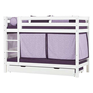 Hoppekids ECO Luxury Våningssäng 90x200cm - Flexibel inläggsbotten - Vit