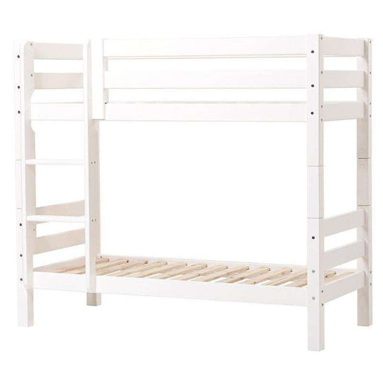 Hoppekids ECO Luxury Våningssäng - Rakt steg - Flera storlekar (150 cm hög) - Vit