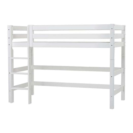 Hoppekids ECO Luxury Mellanhög säng 90x200 cm - Flexibel inläggsbotten - Vit