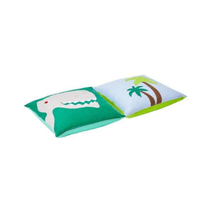 Hoppekids Kudd-set med 2 kuddar - Dinosaur