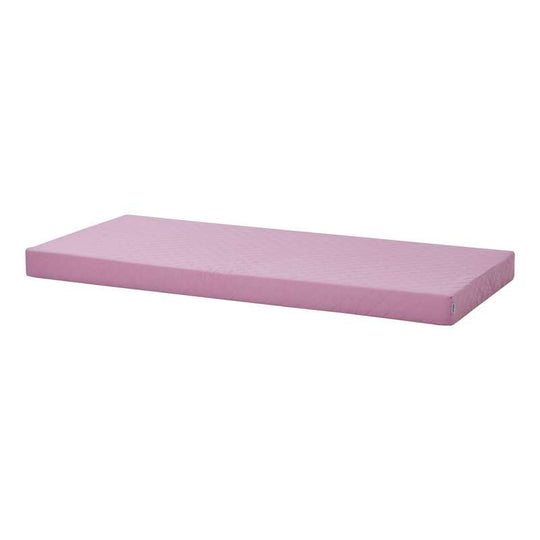 Hoppekids Quiltat överdrag till madrass 12 cm hög - Flera storlekar - Ljusrosa