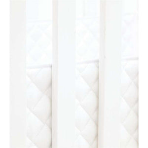 Hoppekids Quiltad vaggrand 40x80 cm - Vit