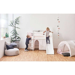 Hoppekids Rutschkana till ECO Luxury Halvhög säng - Alla storlekar - Vit