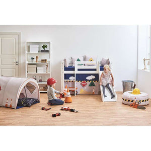 Hoppekids Rutschkana till ECO Luxury Halvhög säng - Alla storlekar - Vit