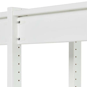 Hoppekids STOREY bokhylla - ½ sektion m. 4 hyllor - Flera storlekar - Vit