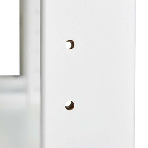 Hoppekids STOREY bokhylla - ½ sektion m. 4 hyllor - Flera storlekar - Vit