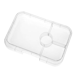 Yumbox Insatsbricka - Tapasbricka - 4 fack - Transparent