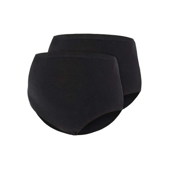 Mamalicious MLHEAL Graviditets trosor - 2-pack - Svart