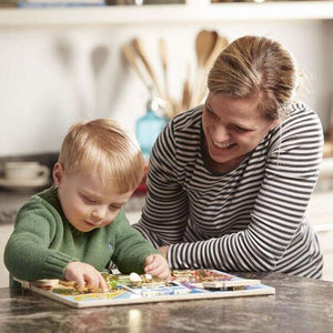 Melissa & Doug Låstavla i trä