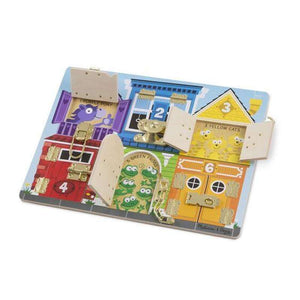 Melissa & Doug Låstavla i trä
