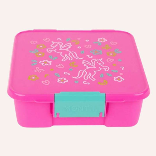 MontiiCo Bento 5 Madkasse - Unicorn Magic