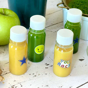 Yumbox Tillbehör - Mini Juice Flaskor - 60 ml. - 6 stycken.