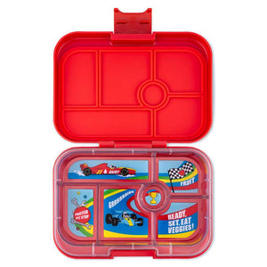 Yumbox Matlåda - Original - 6 fack - Roar Red/Race Cars