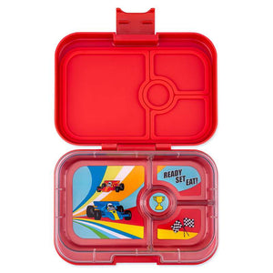 Yumbox Matlåda - Panino - 4 fack - Roar Red/Race Cars