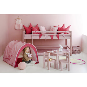 Hoppekids Qulitet betræk til madras - Pale Rose - 12 cm høj - Flere størrelser-Madras til juniorseng-Mammashop.dk