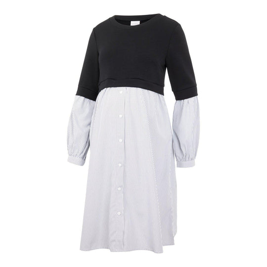 Mamalicious ventekjole med sort top-Graviditetskjole-Mammashop.dk