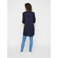 Mamalicious Mercy ventetunika - navy blå-Graviditetsbluse-Mammashop.dk