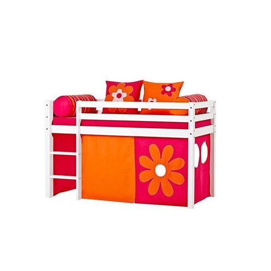 Hoppekids Forhæng til seng - Flower Power - flere størrelser-Tilbehør til seng-Mammashop.dk