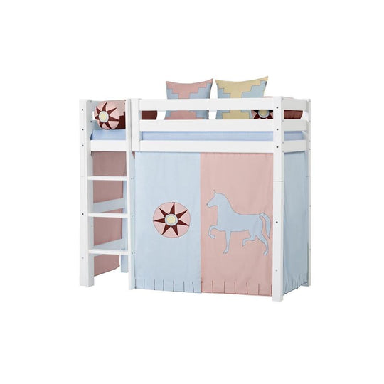 Hoppekids Forhæng til seng - Indian Girl - flere størrelser-Tilbehør til seng-Mammashop.dk