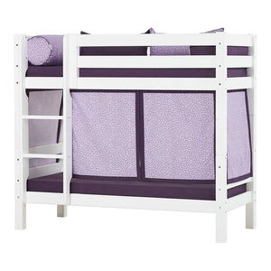 Hoppekids PREMIUM Køjeseng seng m. lige stige (150 cm høj) - Hvid - Flere størrelser-Køjeseng-Mammashop.dk