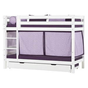 Hoppekids PREMIUM Køjeseng seng m. lige stige (150 cm høj) - Hvid - Flere størrelser-Køjeseng-Mammashop.dk