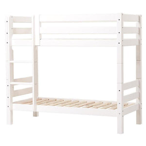 Hoppekids PREMIUM Køjeseng seng m. lige stige (150 cm høj) - Hvid - Flere størrelser-Køjeseng-Mammashop.dk