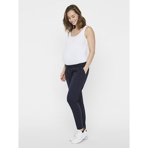 Mamalicious Lif loose fit ventebukser - Ombre blå-Graviditetsbukser-Mammashop.dk