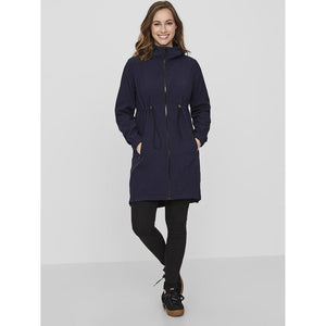 Mamalicious Shella 3-i-1 softshell jakke, Navy blå-Graviditetsjakke-Mammashop.dk