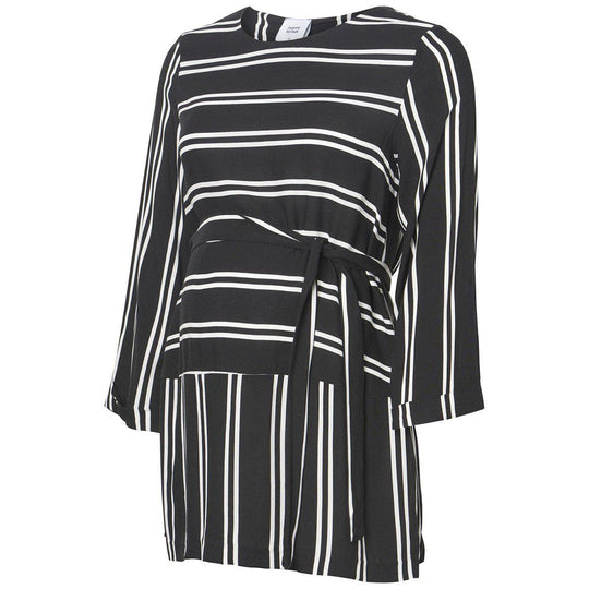 Mamalicious stribet ventetop-Graviditetskjole-Mammashop.dk