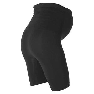 Mamalicious Tia jeanne venteshorts - Black-Graviditetsshorts-Mammashop.dk